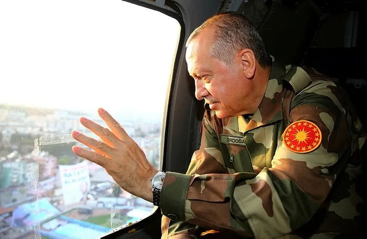 Cumhurbaşkanı Erdoğan sınır karakolunda