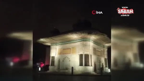 Topkapı Sarayı'ndaki tarihi restoranda yangın | Video