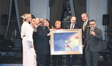 Soylu’nun yaptığı resim 500 bin liraya satıldı