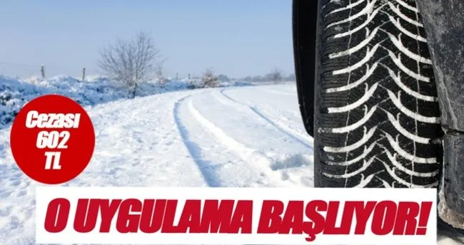 Zorunlu kış lastiği uygulaması 1 Aralık’ta başlıyor