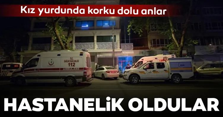 Biber gazı 9 öğrenciyi hastanelik etti