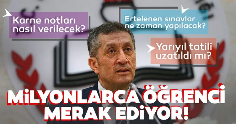 SON DAKİKA | Milyonlarca öğrenci o detayları merak ediyor! Bakan Selçuk açıklamıştı...