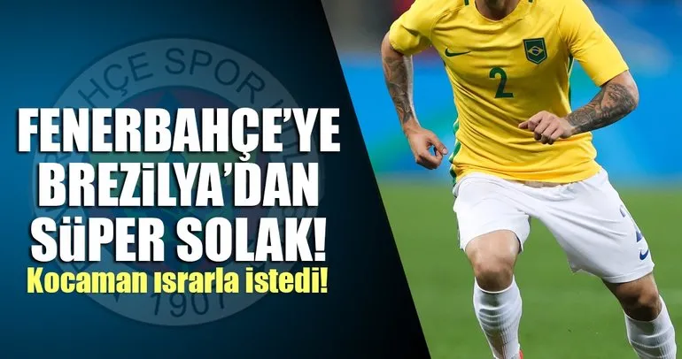 Fenerbahçe’ye süper solak: Zeca!