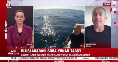 Yunan sahil güvenliğine ders veren Türk balıkçı İlker Özdemir, yaşananları A Haber’de anlattı | Video
