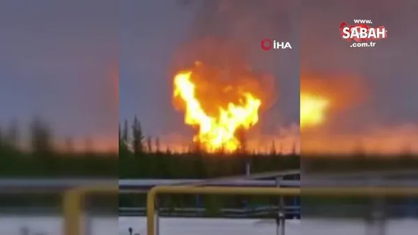 Rusya’nın Gazprom şirketine ait doğal gaz tesisinde patlama | Video