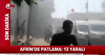 Son dakika... Afrin’de bombalı saldırı: İlk görüntüler