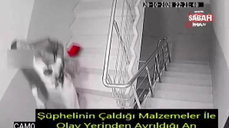 Takım elbiseli hırsız kamerada | Video