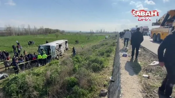 Eskişehir'de 3 kişinin öldüğü kazada işçi taşıyan otobüs şoförü gözaltına alındı | Video