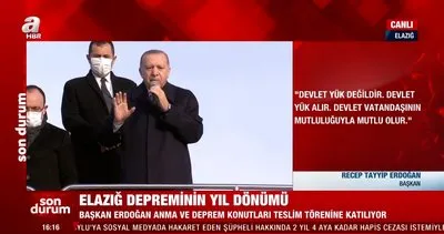 Son dakika: Cumhurbaşkanı Erdoğan’dan Elazığlılara müjde  6 aya hepsi bitecek... | Video