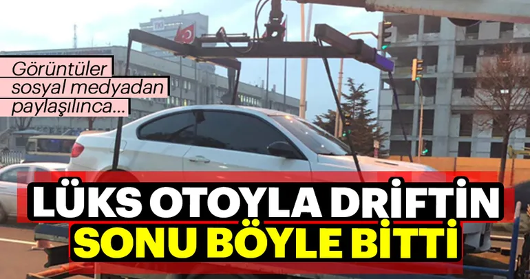 Ankara’da drift yapan sürücüye şok ceza