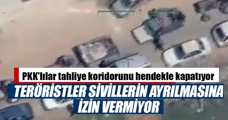 Afrin'de sivillere silahlı tehdit