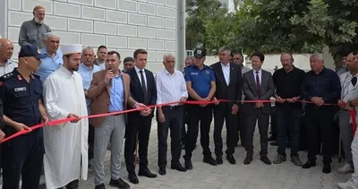 Depremde yıkılan Karaburun Köyü camisi yeniden ibadete açıldı #adiyaman
