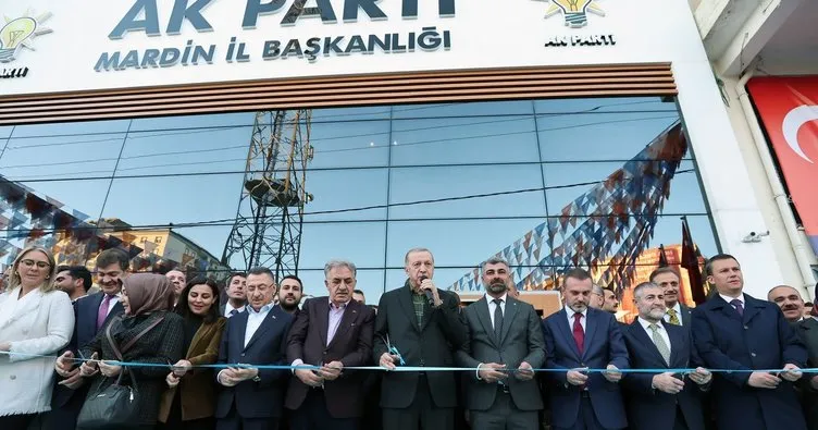 Başkan Erdoğan, AK Parti Mardin İl Başkanlığının yeni binasının açılışını gerçekleştirdi