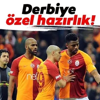 Galatasaray'da Marcao ve Donk'tan derbiye özel hazırlık! Muriqi...