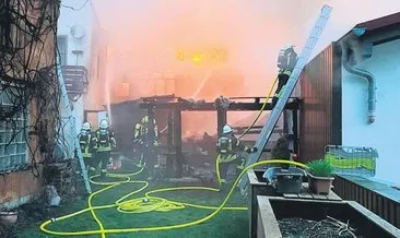 Garajdaki yangın beş eve sıçradı