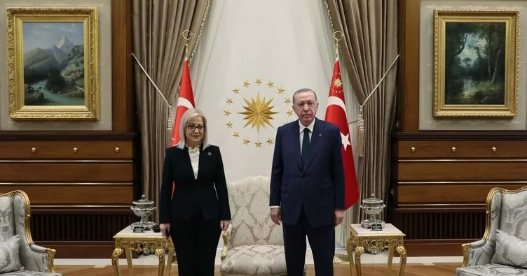 Başkan Erdoğan, Arnavutluk Meclis Başkanı Nikolla’yı kabul etti