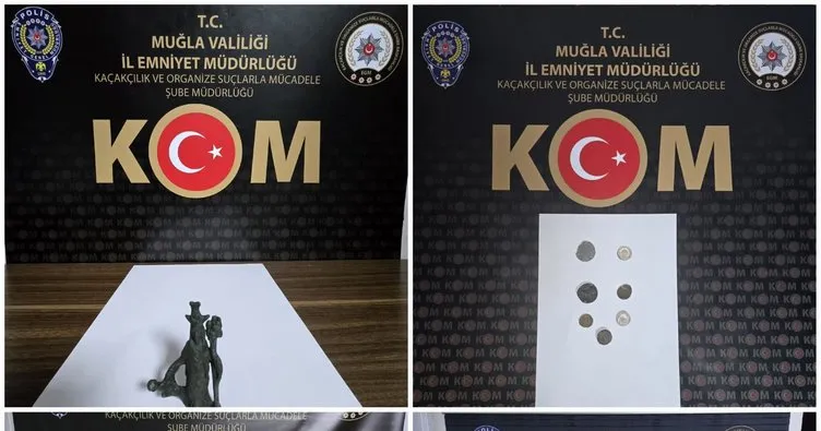 Dalaman’da kaçak kazı operasyonu