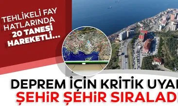 Son dakika haberi: İstanbul depremiyle ilgili kritik uyarı geldi! 20 farklı fay hattı var deprem riski...