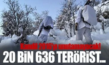 TSK açıkladı! 20 bin 636 terörist ölü ya da sağ ele geçirildi