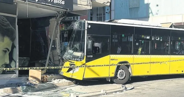 Pendik’te İETT otobüsü 4 katlı binaya çarptı: 1’i çocuk 6 yaralı