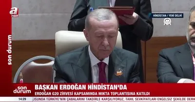 Başkan Erdoğan’dan G20 Liderler Zirvesi’nde önemli açıklamalar | Video