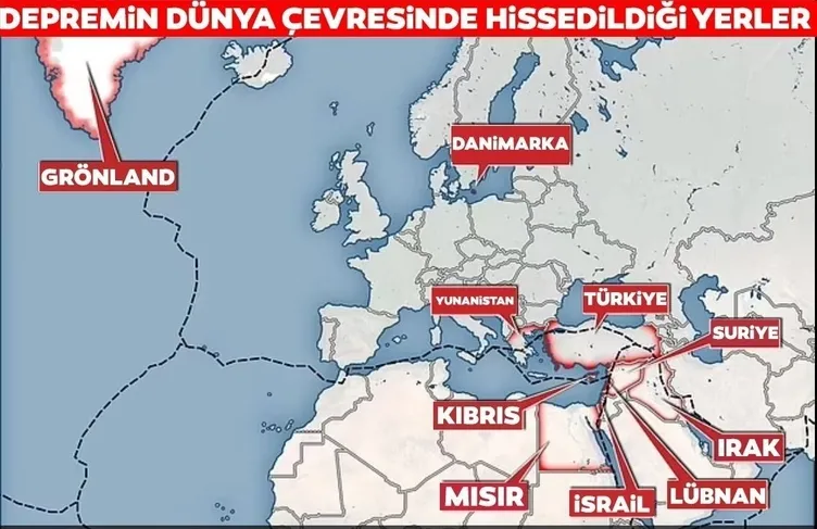 3-4 metre kayan levha uydudan böyle görüntülendi: 'Dünyanın yüzeyinde fay hattı kopması'