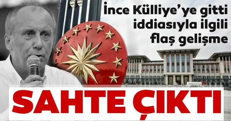 Cumhurbaşkanlığı İletişim Başkanlığı'ndan açıklama: Haber kaynağı şahsın açıklaması gerçek dışı