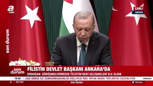 Son dakika | Başkan Erdoğan: Filistin davasını savunmaya devam edeceğiz! Kalıcı barış için 2 devletli çözüm vurgusu | Video