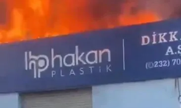 İzmir’de korkutan yangın! Siyah duman tabakası kenti kapladı #izmir