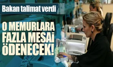 Nüfus çalışanlarına fazla mesai ücreti
