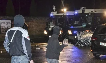 Danimarka’da polisle çatışan gençlere gözaltı