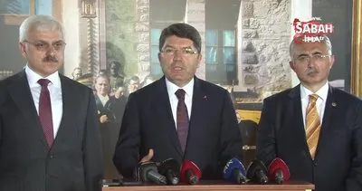 Adalet Bakanı Tunç, AYM’nin iptal kararıyla ilgili konuştu: Yetki tartışması söz konusu değildir | Video