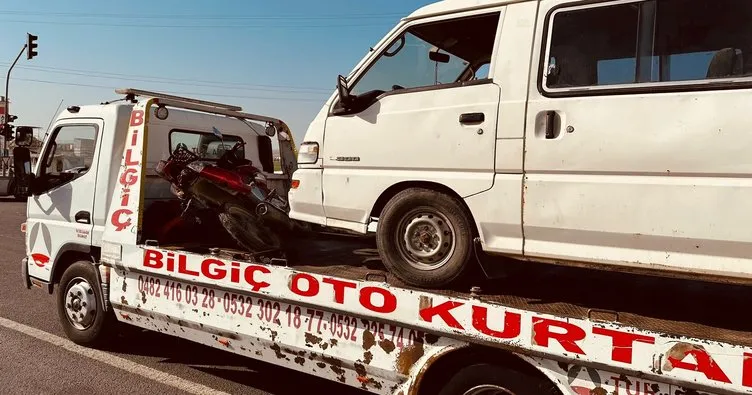 Nusaybin’de ticari araç motosiklette çarptı: 1 ağır yaralı