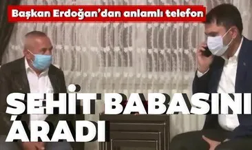 Başkan Erdoğan şehit teğmen Tatar’ın babası ile telefonda görüştü