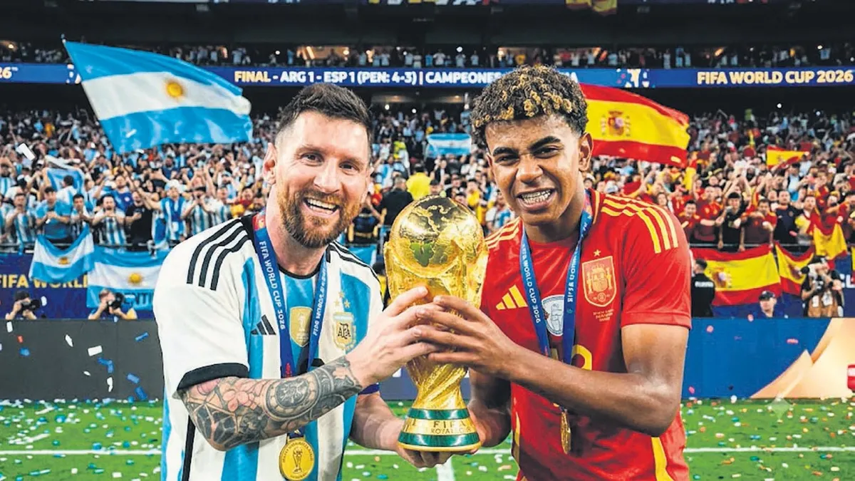 2026 FIFA Dünya Kupası finalinde İspanya ve Arjantin milli takımları karşı karşıya gelecek.