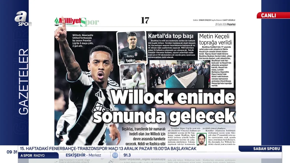 Beşiktaş'tan Willock operasyonu! Kartal yeniden harekete geçti | Video