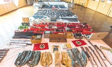 Baskından cephanelik çıktı