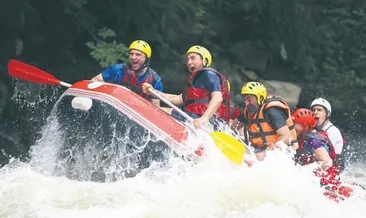 Melen Çayı’nda rafting hasreti bitti