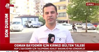 Son dakika: Osman Baydemir için kırmızı bülten ve iade talebi... | Video