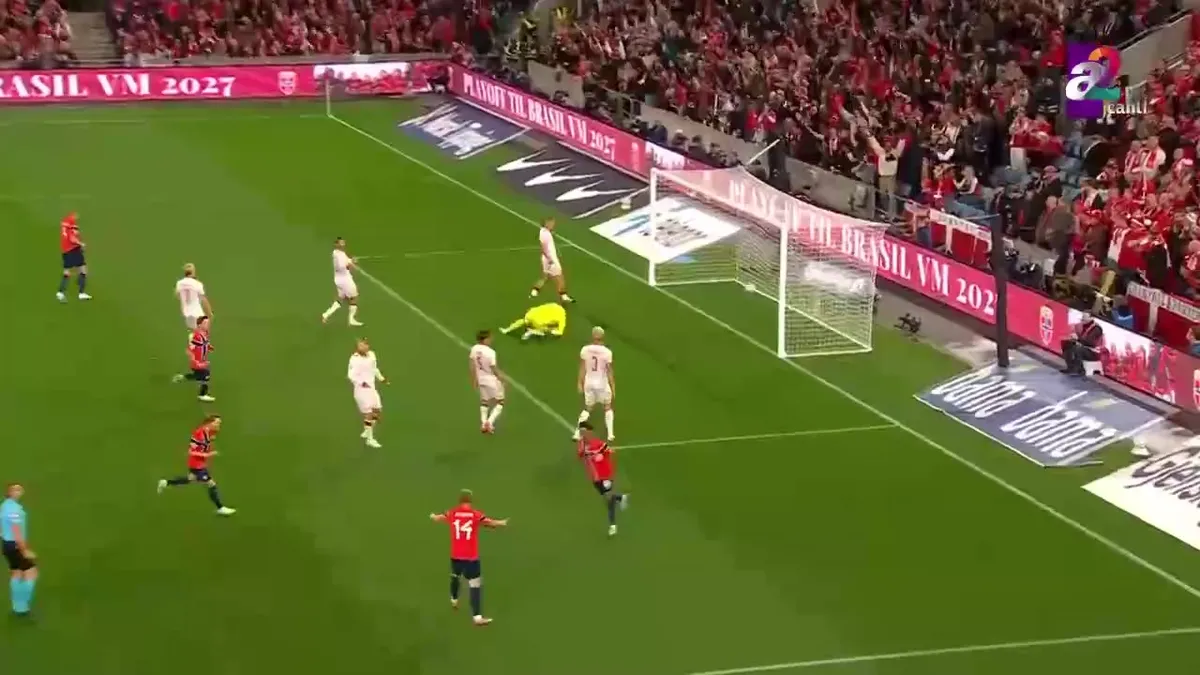 GOL İZLE | Norveç 1-0 Danimarka (Oscar Bobb)