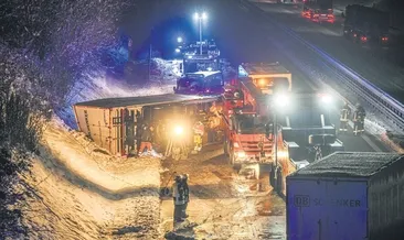 Yollar buz pistine döndü