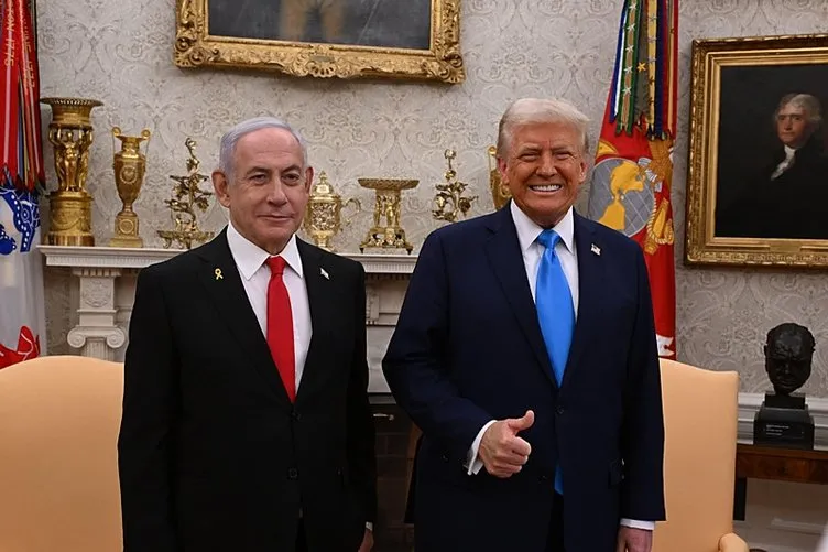 Katil Netanyahu’yu ’kahraman’ gibi karşıladı! Beyaz Saray’da utanç gecesi! Trump’tan skandal sözler: Gazze’yi devralacağız