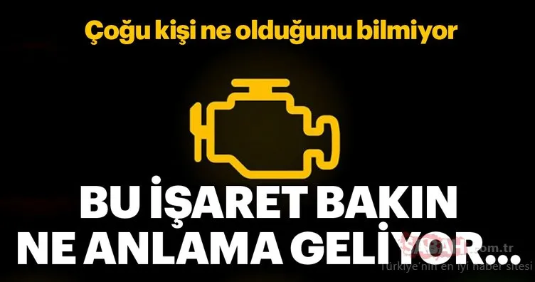 Araç gösterge paneli işaretleri ve anlamları! Hangi ikaz lambası ne anlama geliyor?