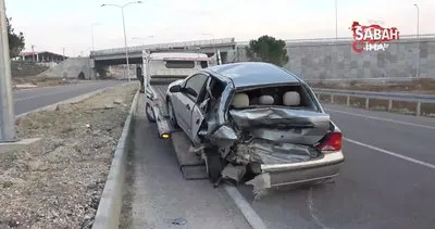 Takip mesafesine uymayan sürücüler zincirleme kazaya neden oldu | Video