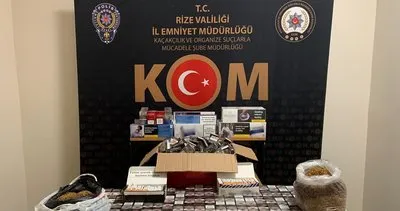 Emniyetten kaçak sigara operasyonu #rize