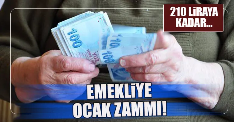 Emekliye ocak ayı zammı