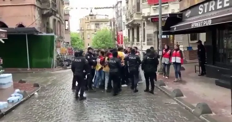 Taksim’e izinsiz yürümek isteyen gruplara müdahale… Şişli’de 32 gözaltı var…