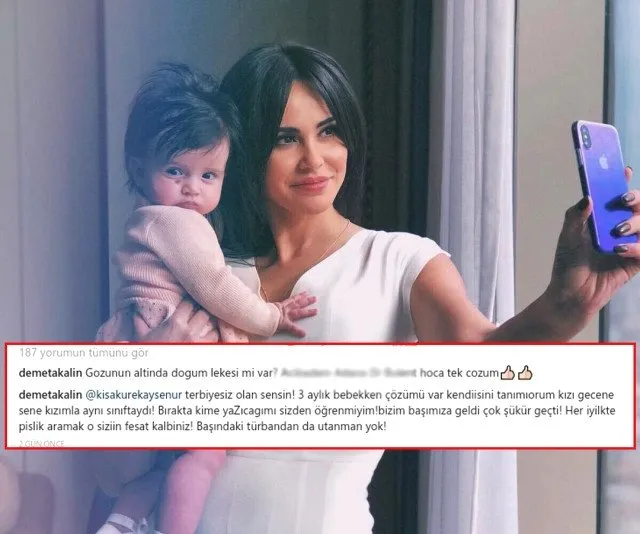 Demet Akalın’ın Volkan Demirel’in kızına yaptığın yorum sosyal medyayı ayağa kaldırdı