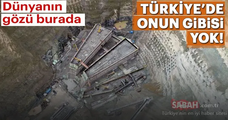 Türkiye’nin en yüksek barajının yapımı sürüyor