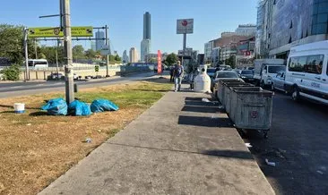 Sarıyer'de çöp isyanı! İETT durağında burun tıkatan rezalet: